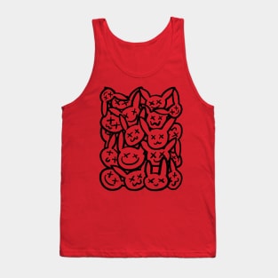 Pop Punk Smiley Face Tank Top